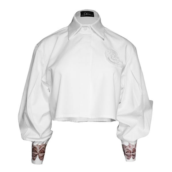 Camisa blanca bordada